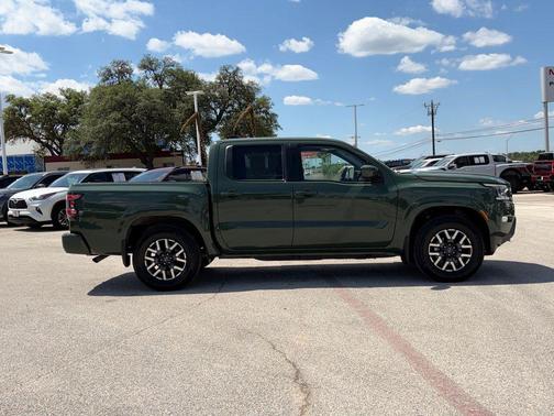 Tactical Green Metallic 2024 Nissan Frontier SL