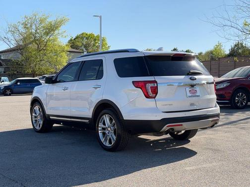 WHITE PLATINUM MET TRI-COAT 2017 Ford Explorer Limited
