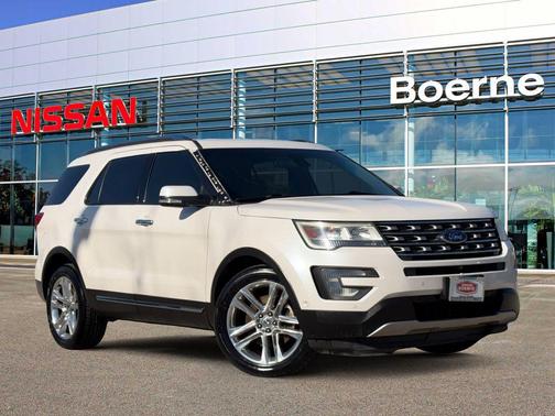 WHITE PLATINUM MET TRI-COAT 2017 Ford Explorer Limited