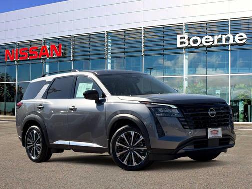 Gun Metallic 2026 Nissan Pathfinder Platinum