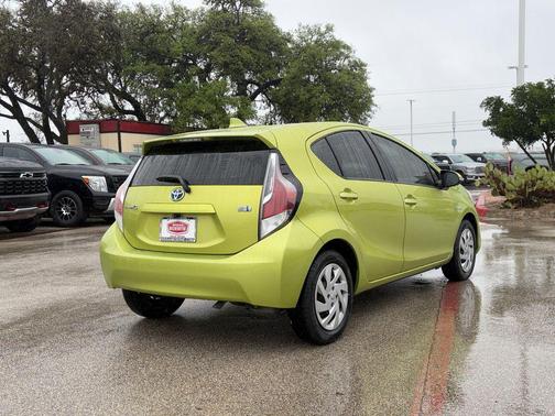 Electric Lime Metallic 2015 Toyota Prius c Two