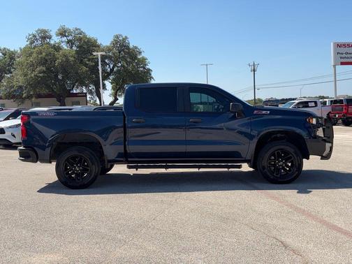 Blue Metallic 2021 Chevrolet Silverado 1500 Custom Trail Boss