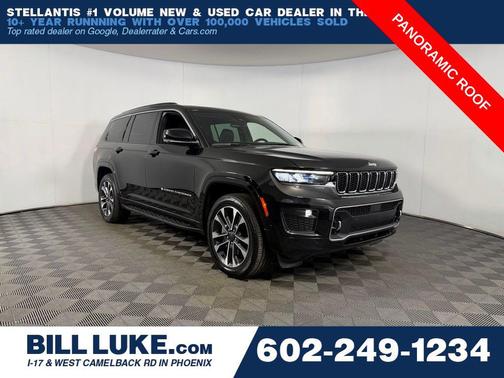 Diamond Black Crystal Pearlcoat 2025 Jeep Grand Cherokee L Overland