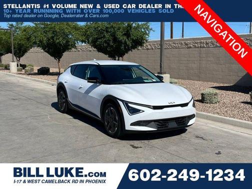 Glacier White Pearl 2025 Kia EV6 Light Long Range RWD