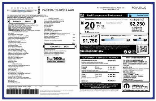 2022 Chrysler Pacifica Touring L