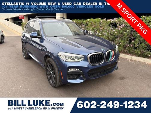 Blue Metallic 2019 BMW X3 xDrive30i