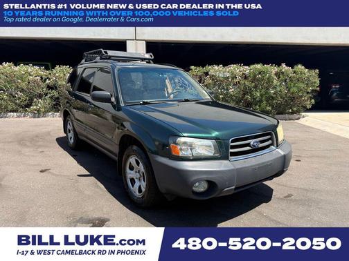 Woodland Green Pearl/Textured Gray 2005 Subaru Forester 2.5 X