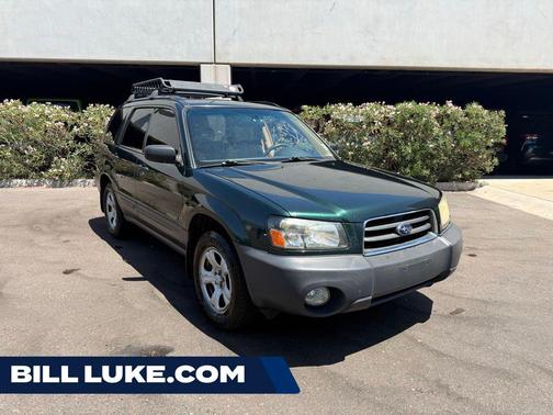 Woodland Green Pearl/Textured Gray 2005 Subaru Forester 2.5 X