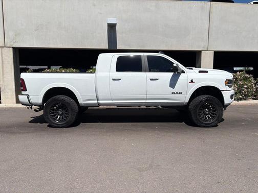 Bright White Clearcoat 2022 RAM 3500 Laramie Mega Cab 4x4 6'4' Box