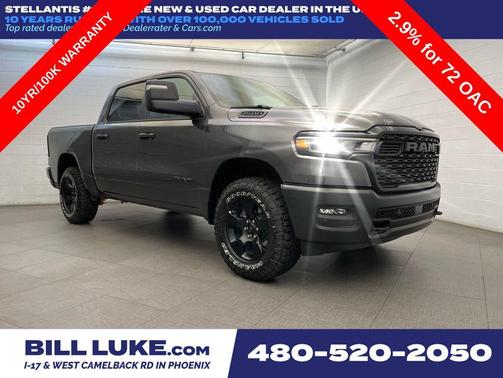 Granite Crystal Metallic Clearcoat 2026 RAM 1500 Warlock Crew Cab 4x4 5'7' Box