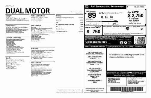 2022 Polestar 2 Long Range Dual Motor
