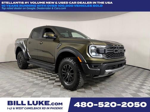 Shelter Green Metallic 2024 Ford Ranger Raptor
