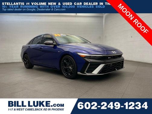 Intense Blue 2025 Hyundai ELANTRA N Line