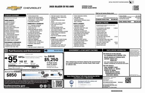 2025 Chevrolet Blazer EV AWD RS