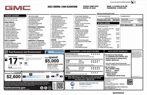 2023 GMC Sierra 1500 Elevation