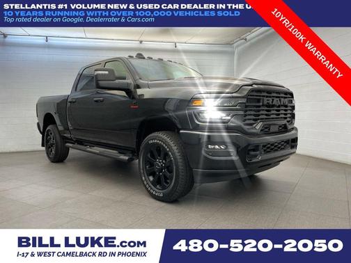 Diamond Black Crystal Pearlcoat 2026 RAM 2500 Black Express Crew Cab 4x4 6'4' Box