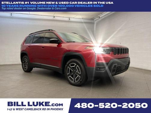 Red Hot Pearlcoat 2026 Jeep Cherokee Laredo