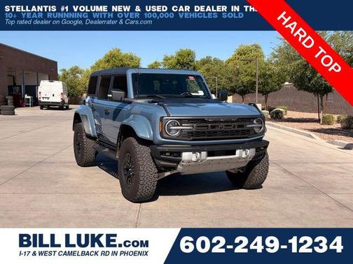 Azure Gray Metallic Tri-Coat 2025 Ford Bronco Raptor