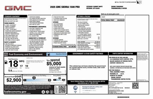 2025 GMC Sierra 1500 Pro
