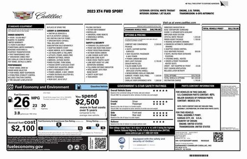 2023 Cadillac XT4 Sport
