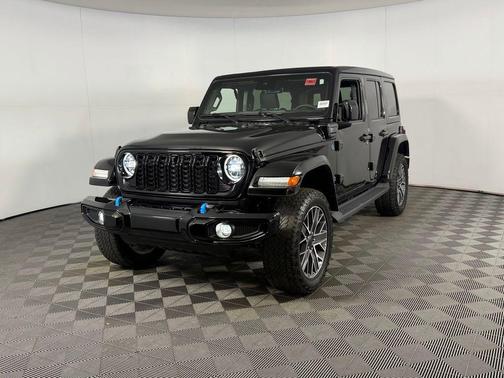 Black Clearcoat 2024 Jeep Wrangler 4xe High Altitude