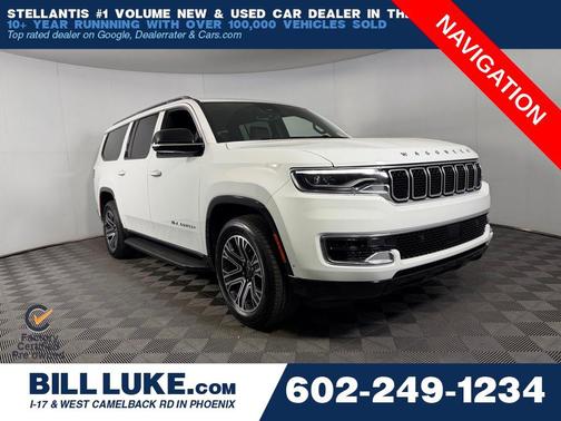 Bright White Clearcoat 2025 Jeep Wagoneer L Series I 4x4
