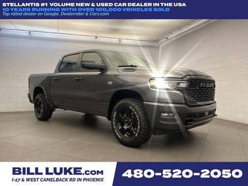 Granite Crystal Metallic Clearcoat 2026 RAM 1500 Warlock Crew Cab 4x4 5'7' Box
