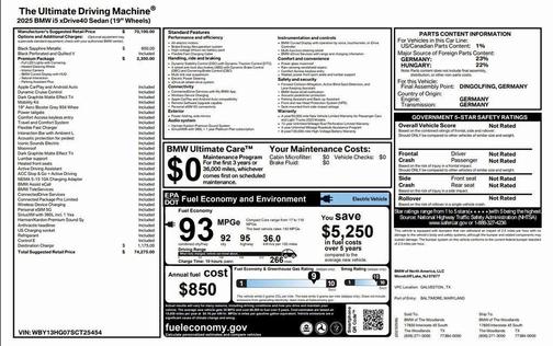 2025 BMW i5 xDrive40