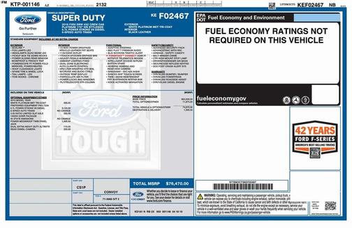 2019 Ford F-350 Platinum