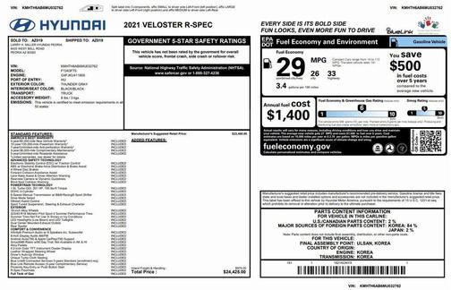 2021 Hyundai Veloster Base