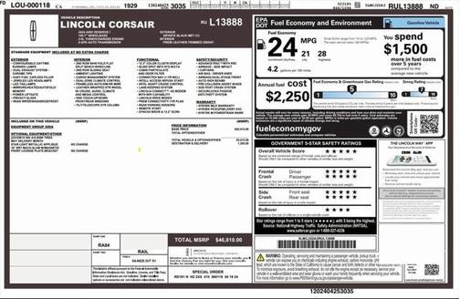 2024 Lincoln Corsair Reserve