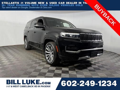 Diamond Black Crystal Pearlcoat 2022 Jeep Grand Wagoneer Series I 4x4