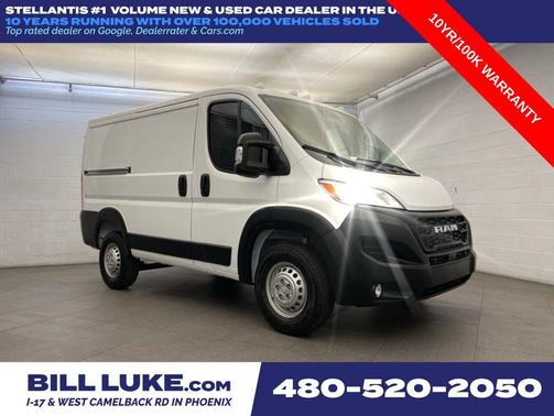 Bright White Clearcoat 2026 RAM ProMaster 1500 Low Roof