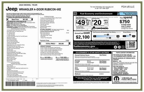 2024 Jeep Wrangler 4xe Rubicon