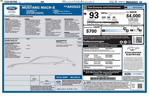2021 Ford Mustang Mach-E Select