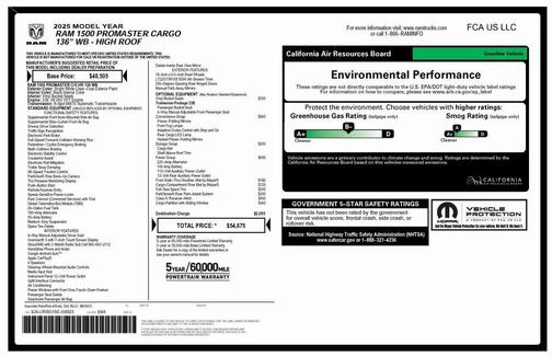 2025 RAM ProMaster 1500 Base