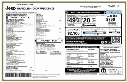 2024 Jeep Wrangler 4xe Rubicon