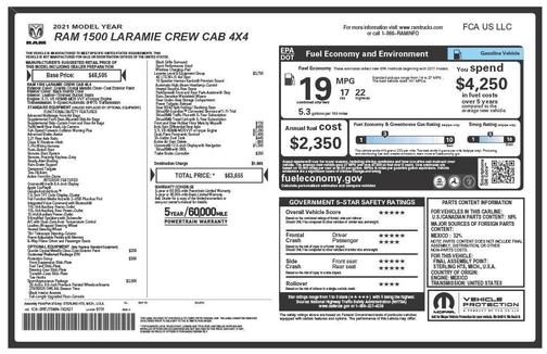 2021 RAM 1500 Laramie