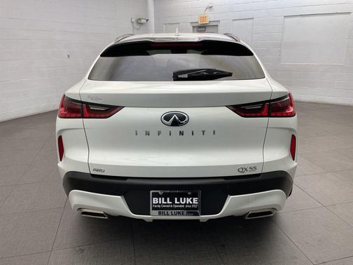 Radiant White 2025 INFINITI QX55 SENSORY