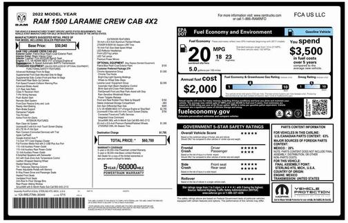 2022 RAM 1500 Laramie