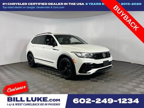 Opal White 2023 Volkswagen Tiguan 2.0T SE R-Line Black