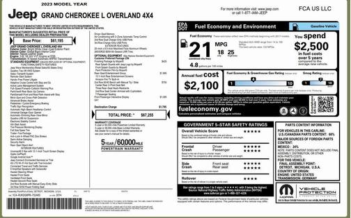 2023 Jeep Grand Cherokee L Overland