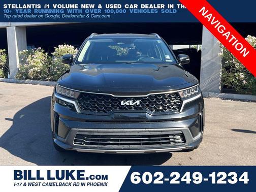 Aurora Black 2022 Kia Sorento Hybrid S