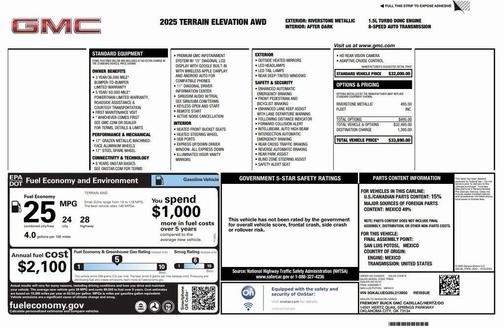 2025 GMC Terrain AWD Elevation