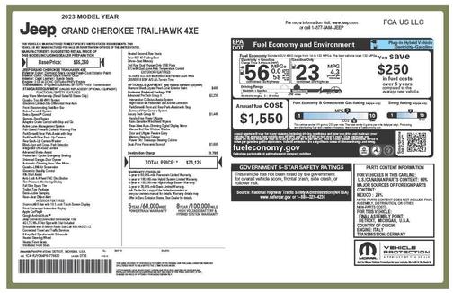 2023 Jeep Grand Cherokee 4xe Trailhawk