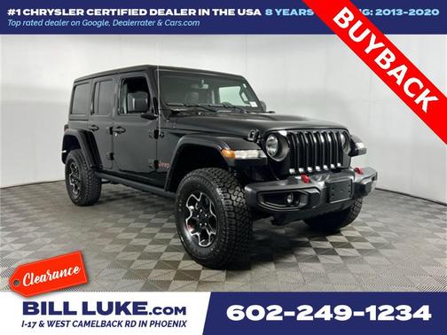 Black Clearcoat 2023 Jeep Wrangler Rubicon