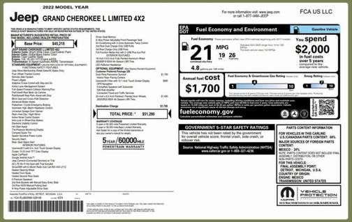 2022 Jeep Grand Cherokee L Limited