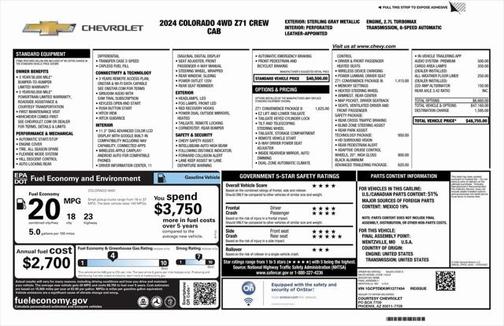 2024 Chevrolet Colorado Z71