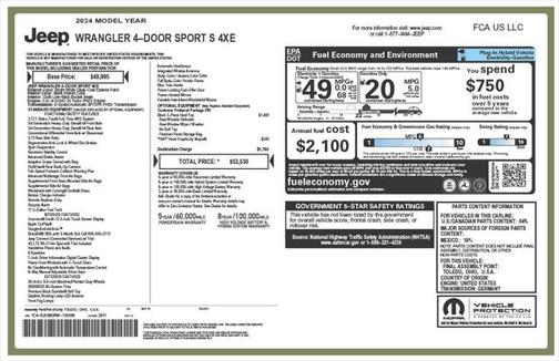 2024 Jeep Wrangler 4xe Sport S