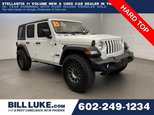 Bright White Clearcoat 2023 Jeep Wrangler Sport